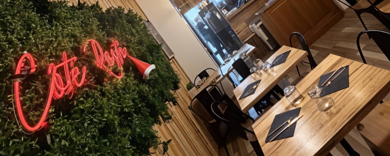 Le restaurant - Côté Resto - restaurant LA GARDE - Restaurant Le Pradet - Mine de Cap Garonne - Plage des Bonnettes - top restaurant LA GARDE